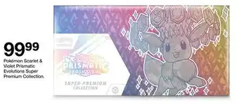 Target Pokémon Scarlet & Violet Prismatic Evolutions Super Premium Collection offer