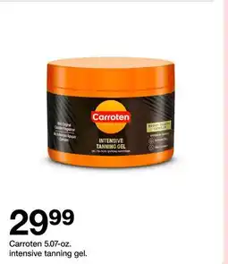 Target Carroten 5.07 - oz. intensive tanning gel offer