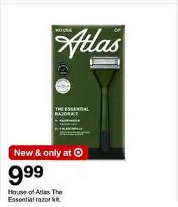 Target House of Atlas The Essential razor kit offer