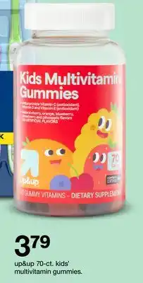 Target up & up 70-ct. kids' multivitamin gummies offer