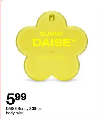 Target DAISE Sunny 3.38 - oz. body mist offer