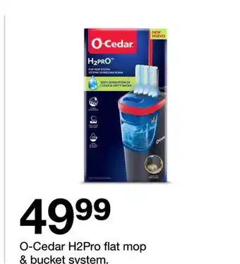 Target O-Cedar H2Pro flat mop & bucket system offer