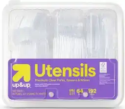 Target up&up 192-ct. premium plastic utensils offer