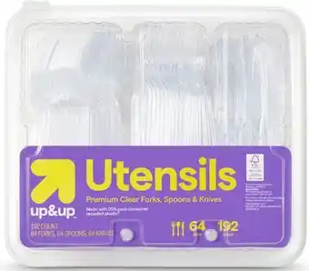 Target up&up 192-ct. premium plastic utensils offer