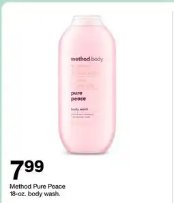 Target Method Pure Peace 18 - oz. body wash offer
