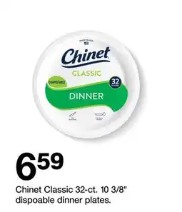 Target Chinet Classic 32-ct. 10 3/8 dispoable dinner plates offer