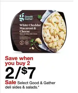 Target Select Good & Gather deli sides & salads offer