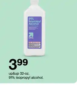 Target up & up 32 - oz. 91% isopropyl alcohol offer