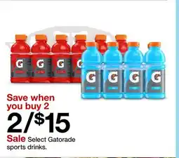 Target Select Gatorade sports drinks offer