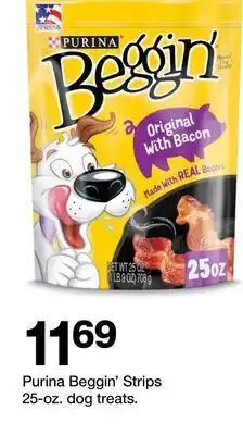 Target Purina Beggin' Strips 25-oz. dog treats offer