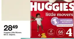 Target Huggies Little Movers 66-ct. diapers offer