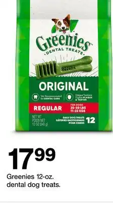 Target Greenies 12-oz. dental dog treats offer
