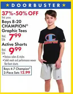 Boscov's Boys 8-20 CHAMPION Graphic Tees offer