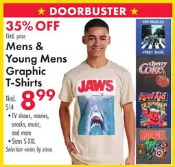 Boscov's Mens & Young Mens Graphic T-Shirts offer