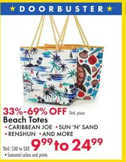 Boscov's Beach Totes offer