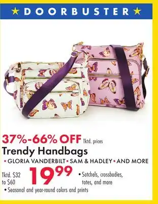 Boscov's Trendy Handbags offer