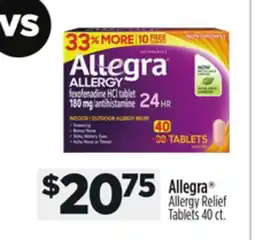 Dollar General Allegra Allergy Relief Tablets offer