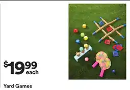 Michaels yard Games offer