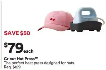 Michaels Cricut Hat Press offer