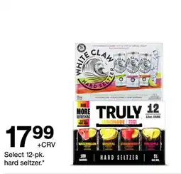 Target Select 12-pk. hard seltzer offer