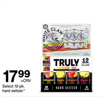 Target Select 12-pk. hard seltzer offer