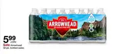 Target Arrowhead 32-pk. bottled water offer