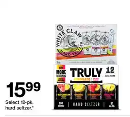 Target Select 12-pk. hard seltzer offer