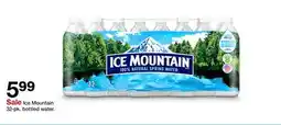 Target Ice Mountain 32 - pk. bottled water offer