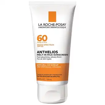 Walgreens Melt-In Milk Face and Body Sunscreen Lotion SPF 60 offer
