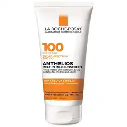 Walgreens Anthelios Melt-in Milk Body and Face Sunscreen Lotion SPF 100 offer