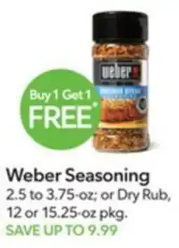Publix Weber Seasoning offer