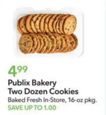 Publix Publix Bakery Two Dozen Cookies offer