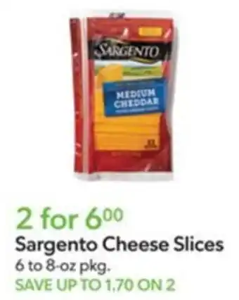 Publix Sargento Cheese Slices offer