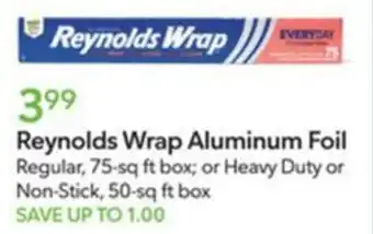 Publix Reynolds Wrap Aluminum Foil offer