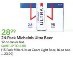 Publix Michelob Ultra Beer offer