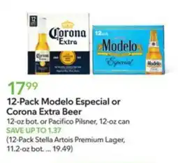 Publix Modelo Especial or Corona Extra Beer offer