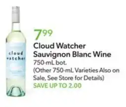 Publix Cloud Watcher Sauvignon Blanc Wine offer