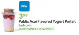 Publix Publix Acai Flavored Yogurt Parfait offer