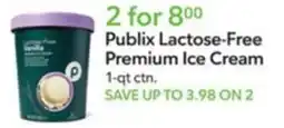 Publix Publix Lactose-Free Premium Ice Cream offer