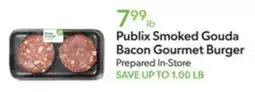 Publix Publix Smoked Gouda Bacon Gourmet Burger offer