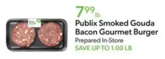 Publix Publix Smoked Gouda Bacon Gourmet Burger offer