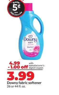 Hy-Vee Downy fabric softener offer