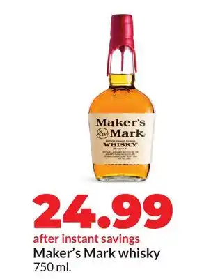 Hy-Vee Maker's Mark whisky offer