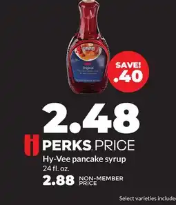 Hy-Vee Hy-Vee pancake syrup offer