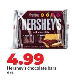 Hy-Vee Hershey's chocolate bars offer