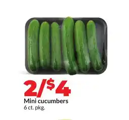 Hy-Vee Mini cucumbers offer