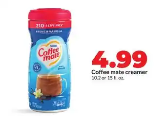 Hy-Vee Coffee mate creamer offer