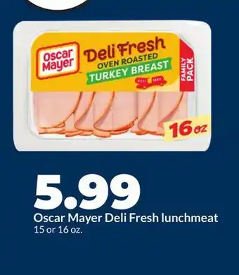Hy-Vee Oscar Mayer Deli Fresh lunchmeat offer