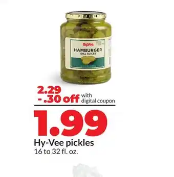 Hy-Vee Hy-Vee pickles offer