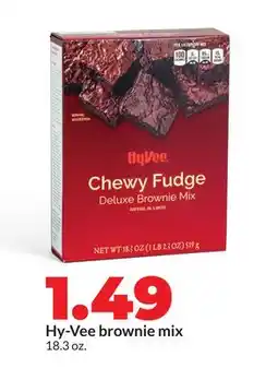 Hy-Vee Hy-Vee brownie mix offer